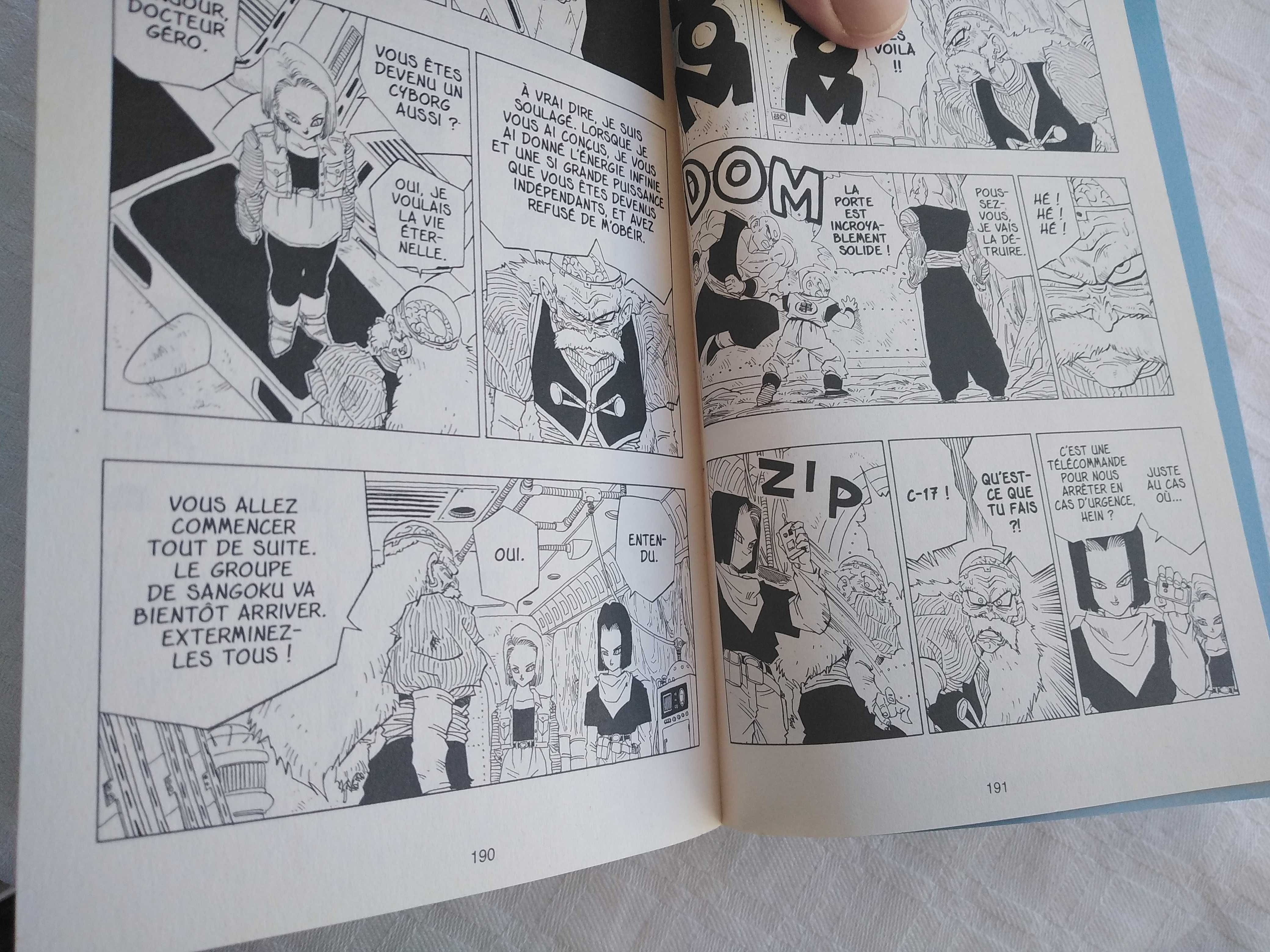 Livro Manga Dragonball, nº29, em Francês