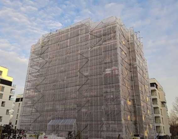 Folia Osłonowa Bezbarwna PLANDEKA NA RUSZTOWANIE ZBROJONA 5x10m 170g