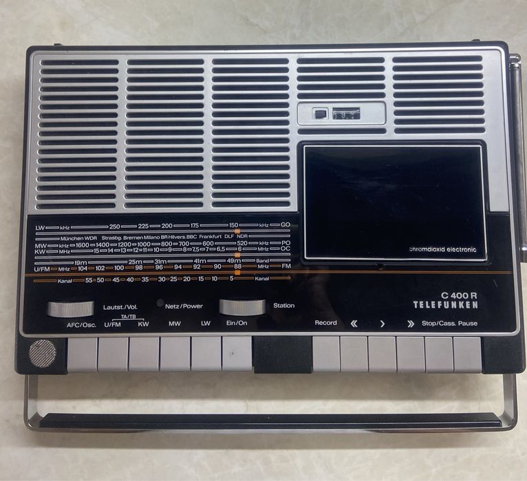 Радіо Магнітола Telefunken C 400 R. ВИНТАЖ!!! 1975-1977 рр