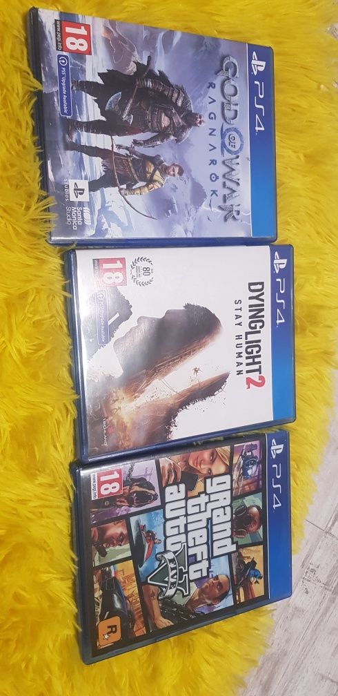 2 gry na PlayStation 4 ,God of war Ragnarok i Dying Light 2