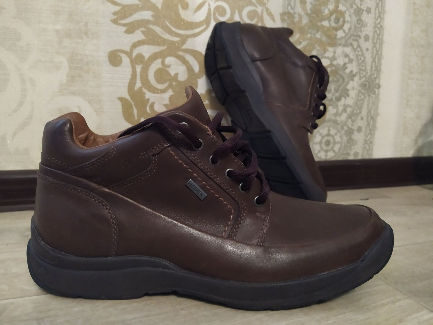 Новые ботинки Clarks Gore-tex р43-43,5 29см