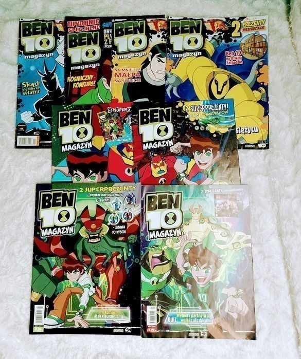 Zestaw : 8 x Magazyn Ben 10 / Ben10