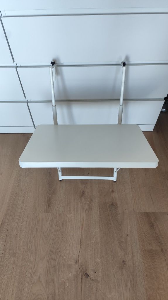 Stolik balkonowy IKEA Torparo, regulowana wysokość blatu