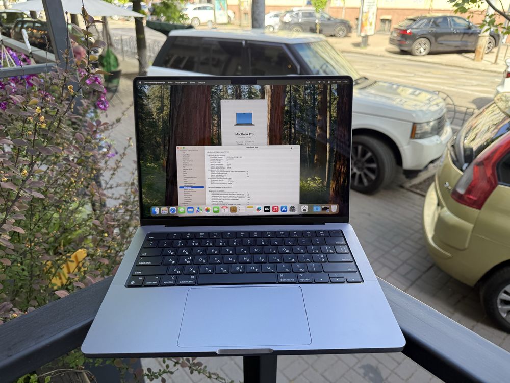 MacBook Pro 14” 2021 M1 Pro 16/512Gb Space Gray з гарантією