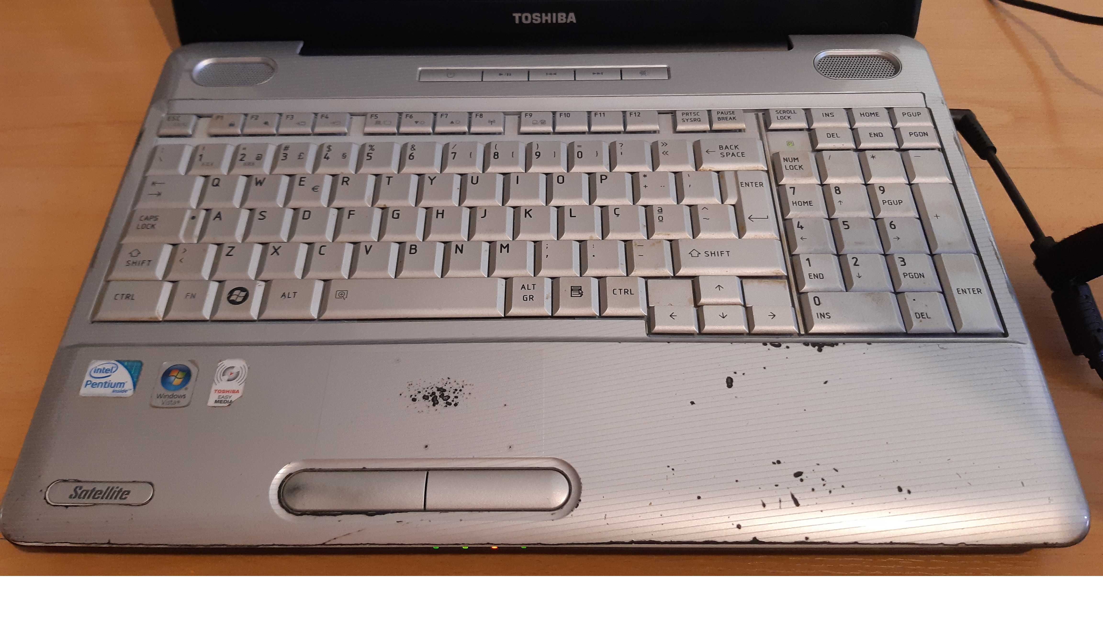 Toshiba Satellite L500-13W para peças