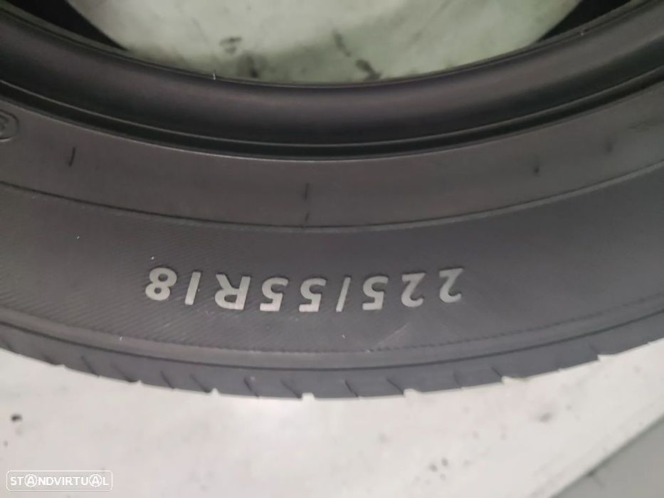 2 pneus semi novos dunlop 225-55r18 oferta dos portes
