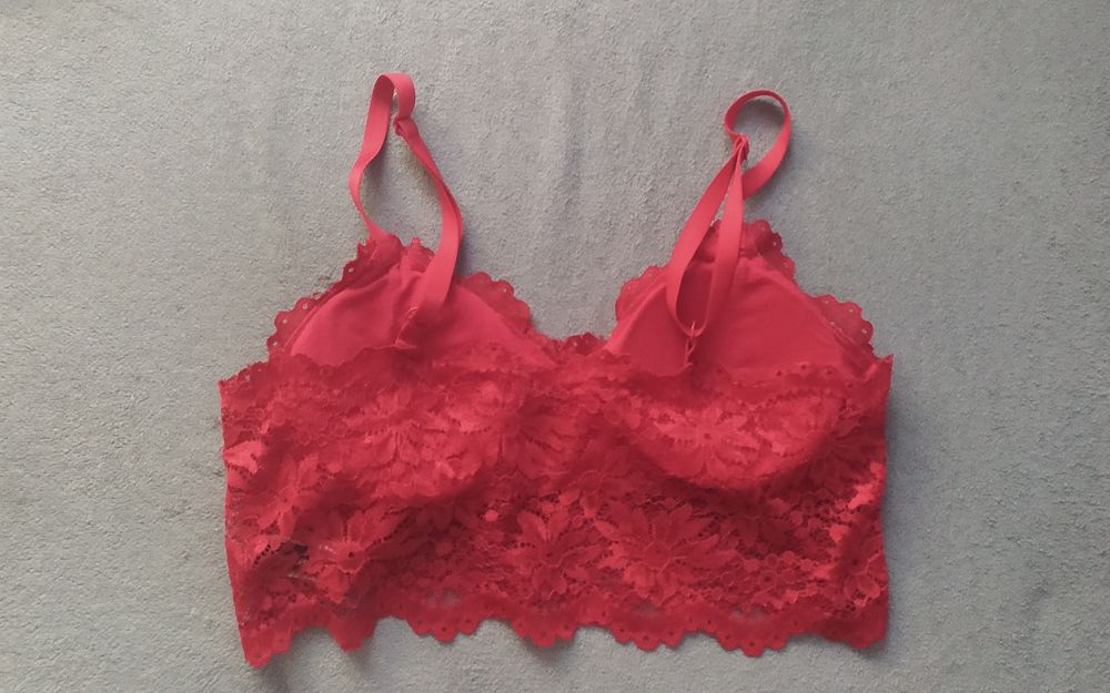 Biustonosz miękki koronkowy