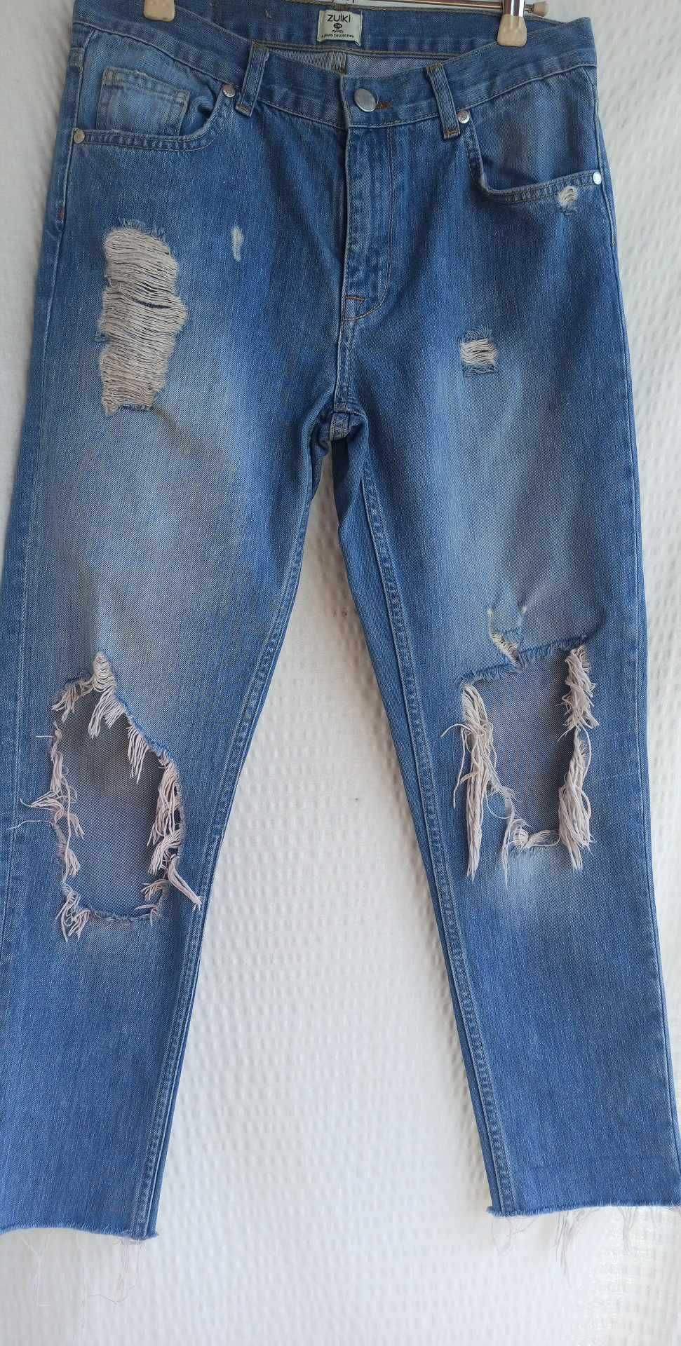 HIT  MODNE jeans  włoskie r.40/42 I INNE  perełki