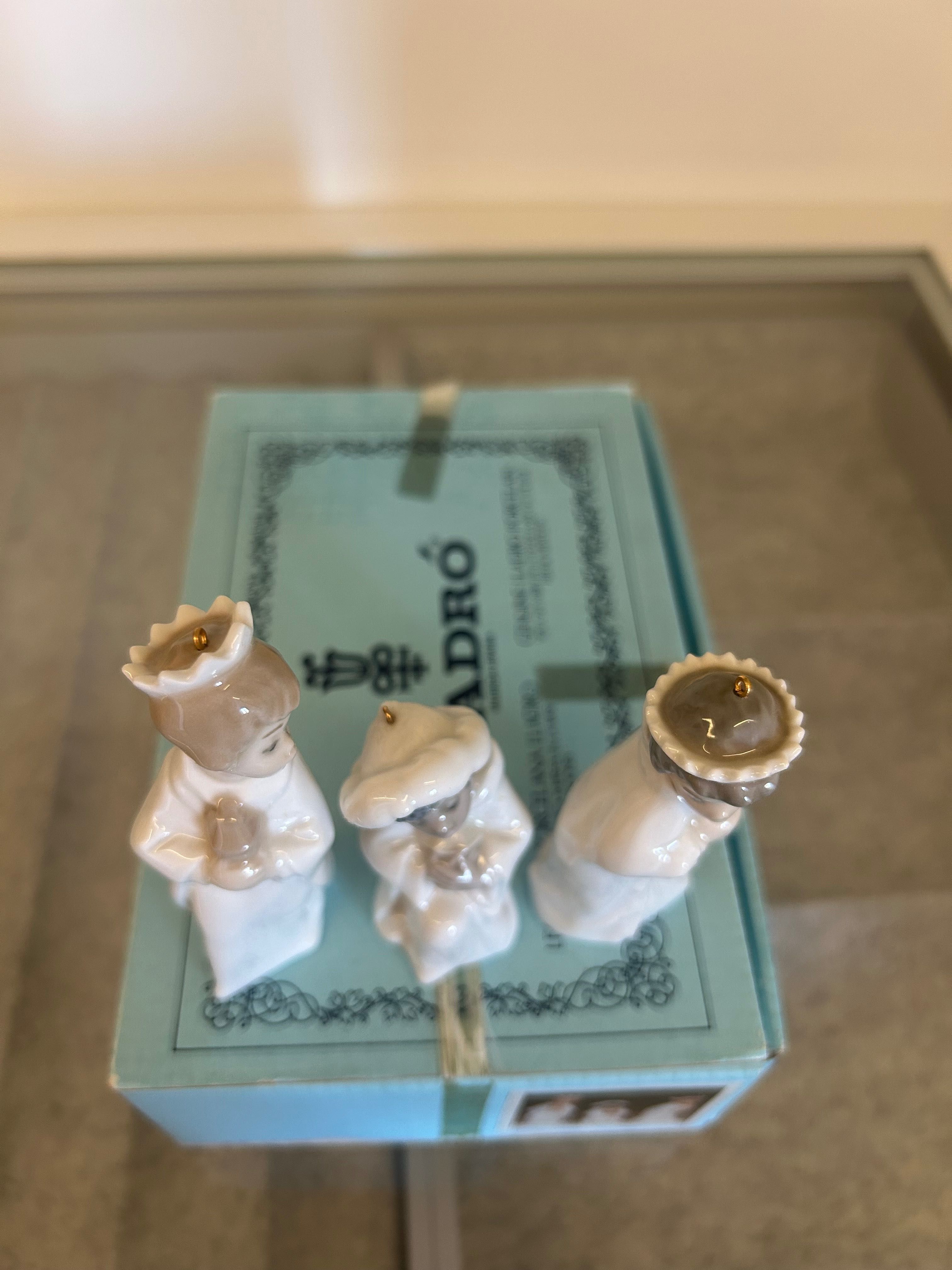 Lladró “Mini Reyes 5729” enfeites árvore de Natal