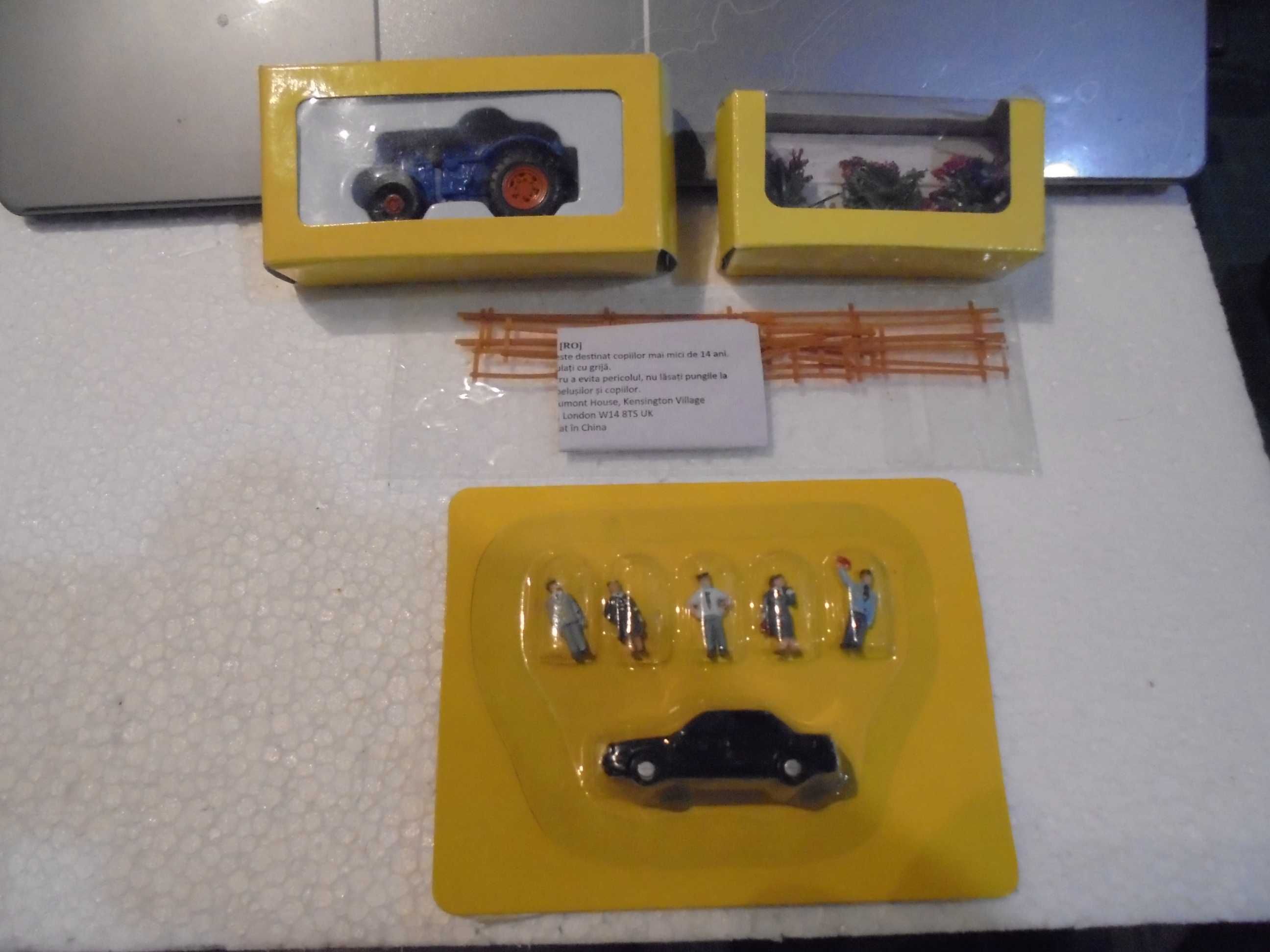 Eaglemoss dodatki H0 1:87,do Piko figurki,traktor,płot,krzaczki