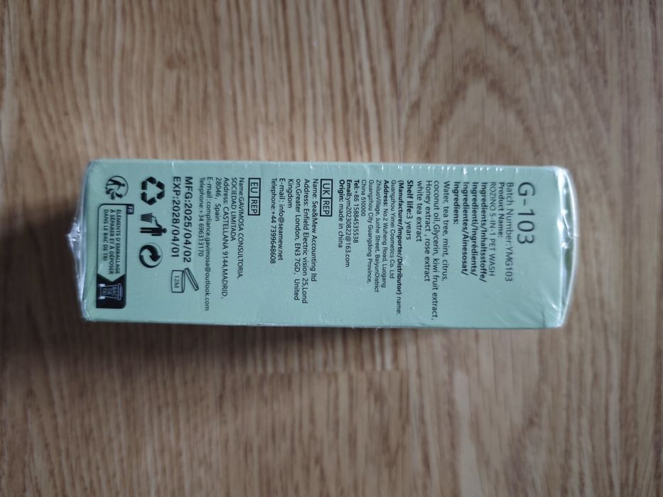 Szampon naturalny dla psa, kota Rozino