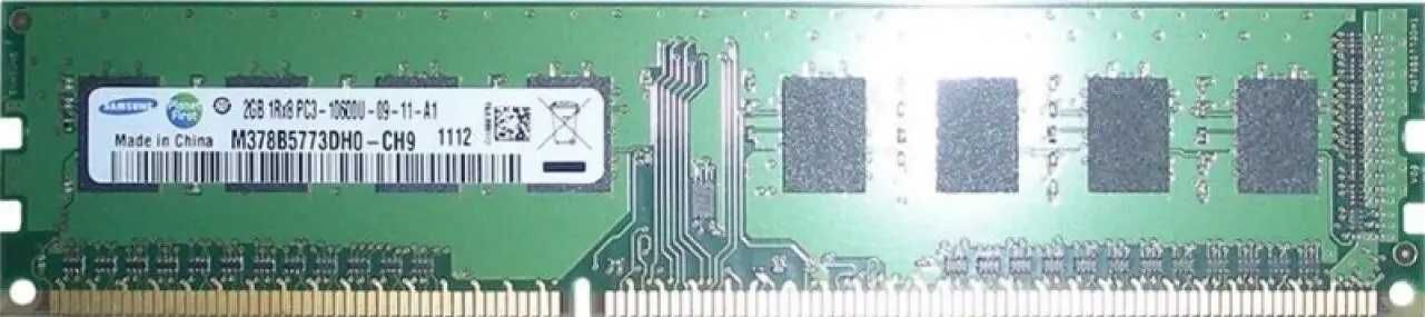 Опративна память DDR3 4gb по 2Gb Samsung PC3-10600U-09-11-A1