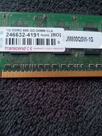 Pamięć SO-DIMM 1 giga DDR2 do laptopa