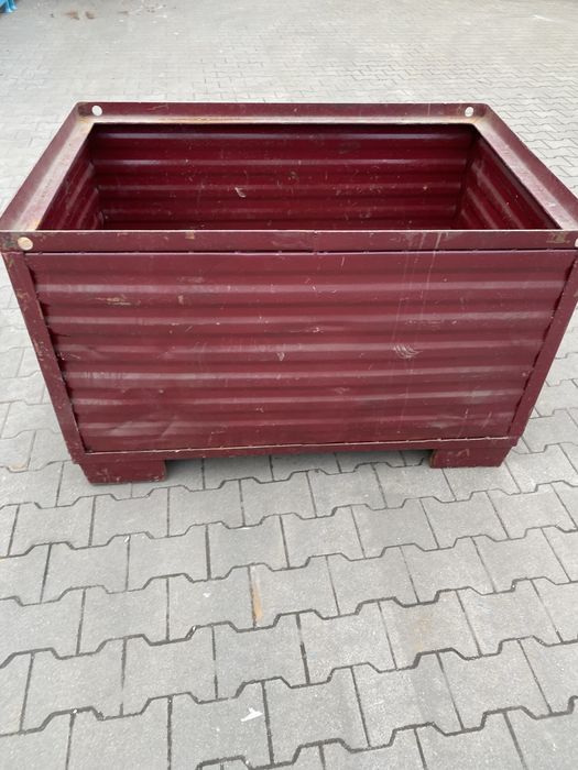 Pojemniki gitterbox giterbox kontenery kosze metalowe skrzynie