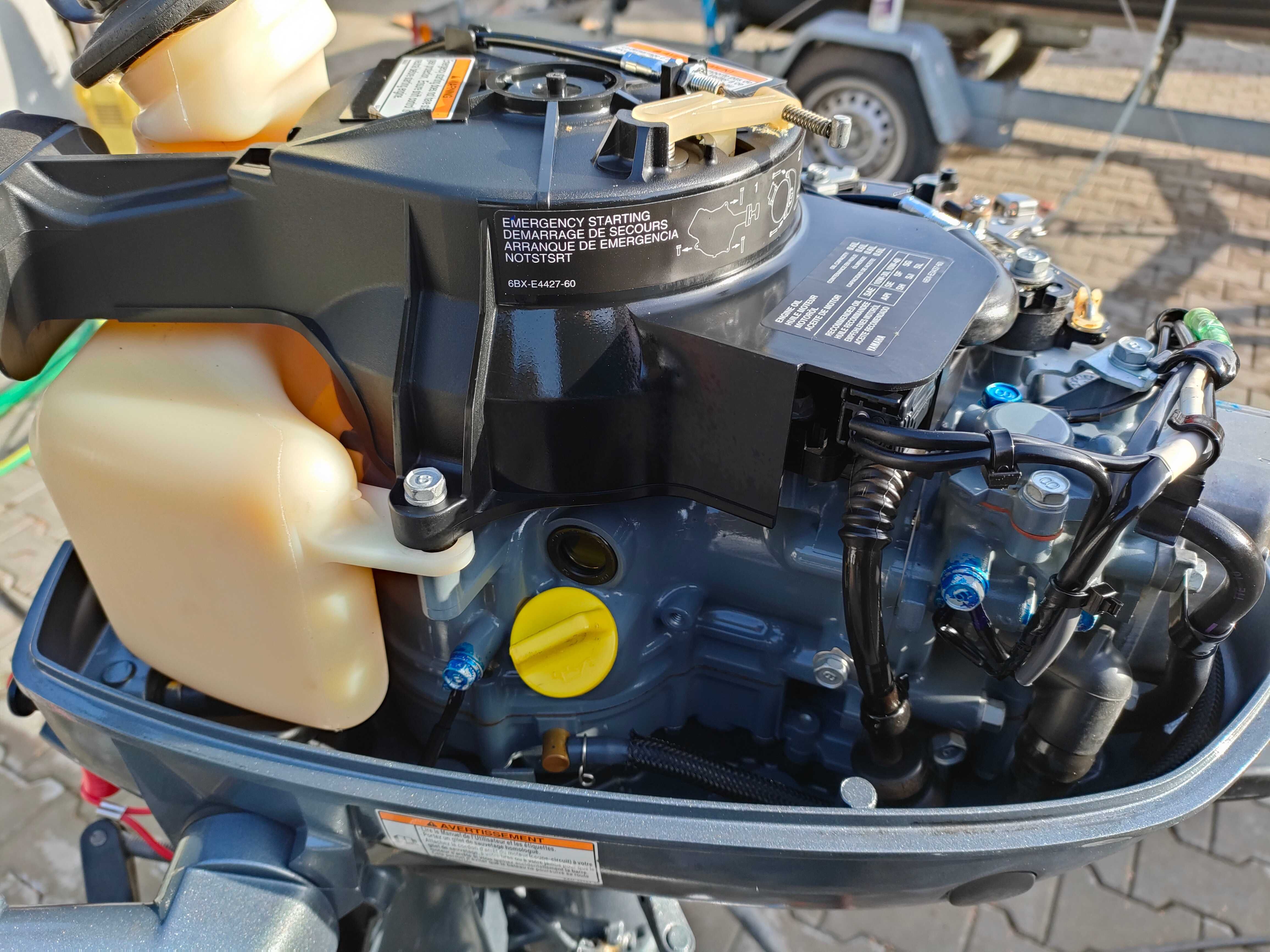Silnik zaburtowy Yamaha F5 4-suw stopa L  FILM