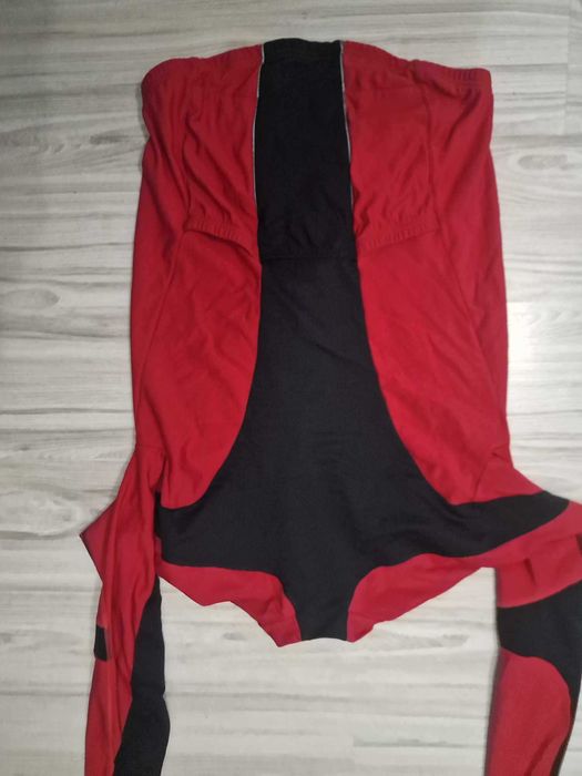 Męska bluzka rowerowa Gore Bike Wear, roz. L, czerwono-czarna, bdb