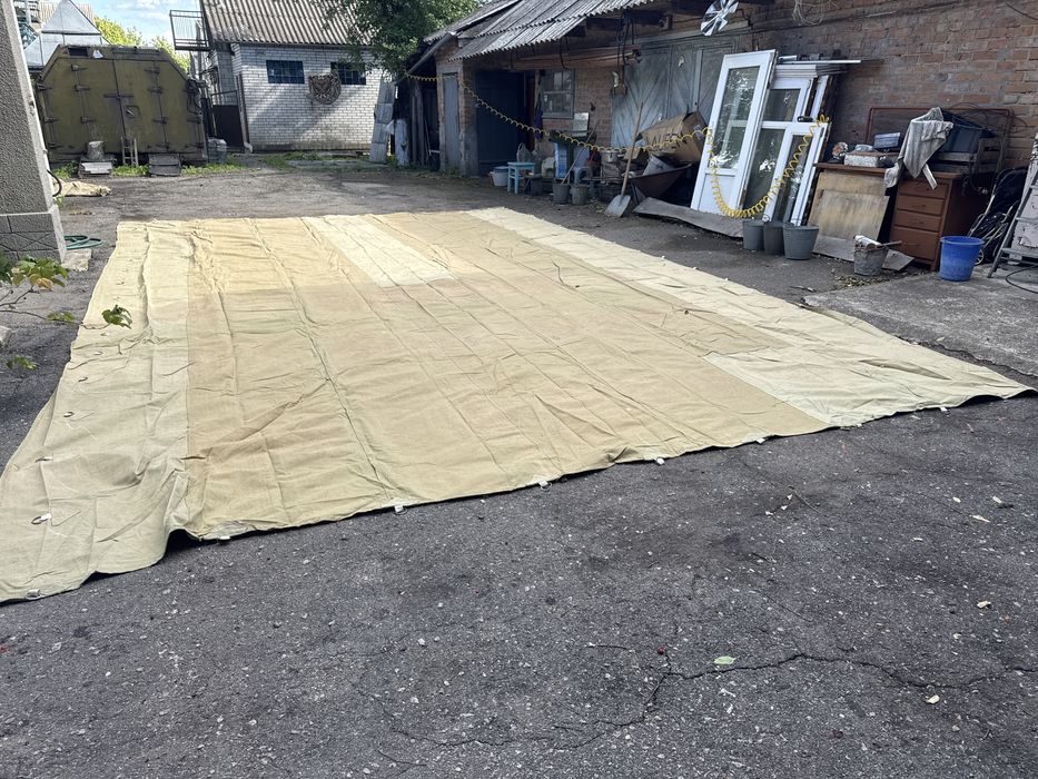 Продам НОВЫЙ брезент вагонный, тент автомобильный 4.80м на 7.60м