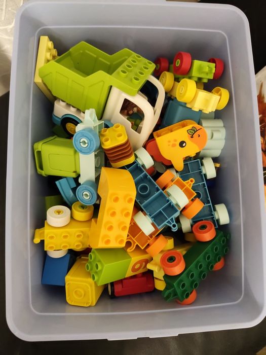 Klocki LEGO Duplo i inne kilka zestawow