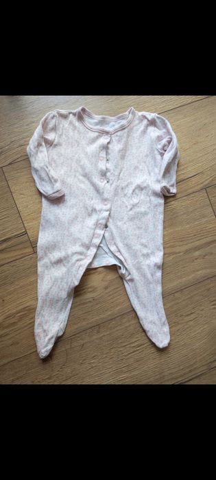 Pajacyki dla dziewczynki 2 sztuki rozmiar 62