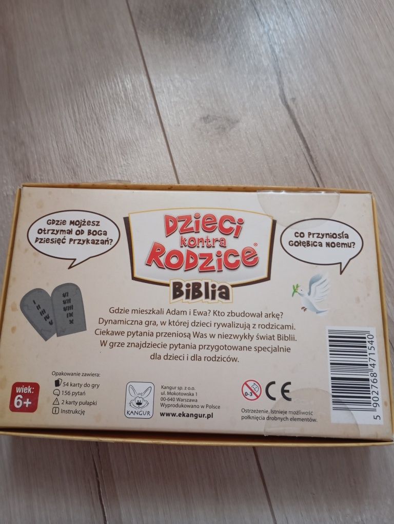 Gra Dzieci kontra rodzice Biblia