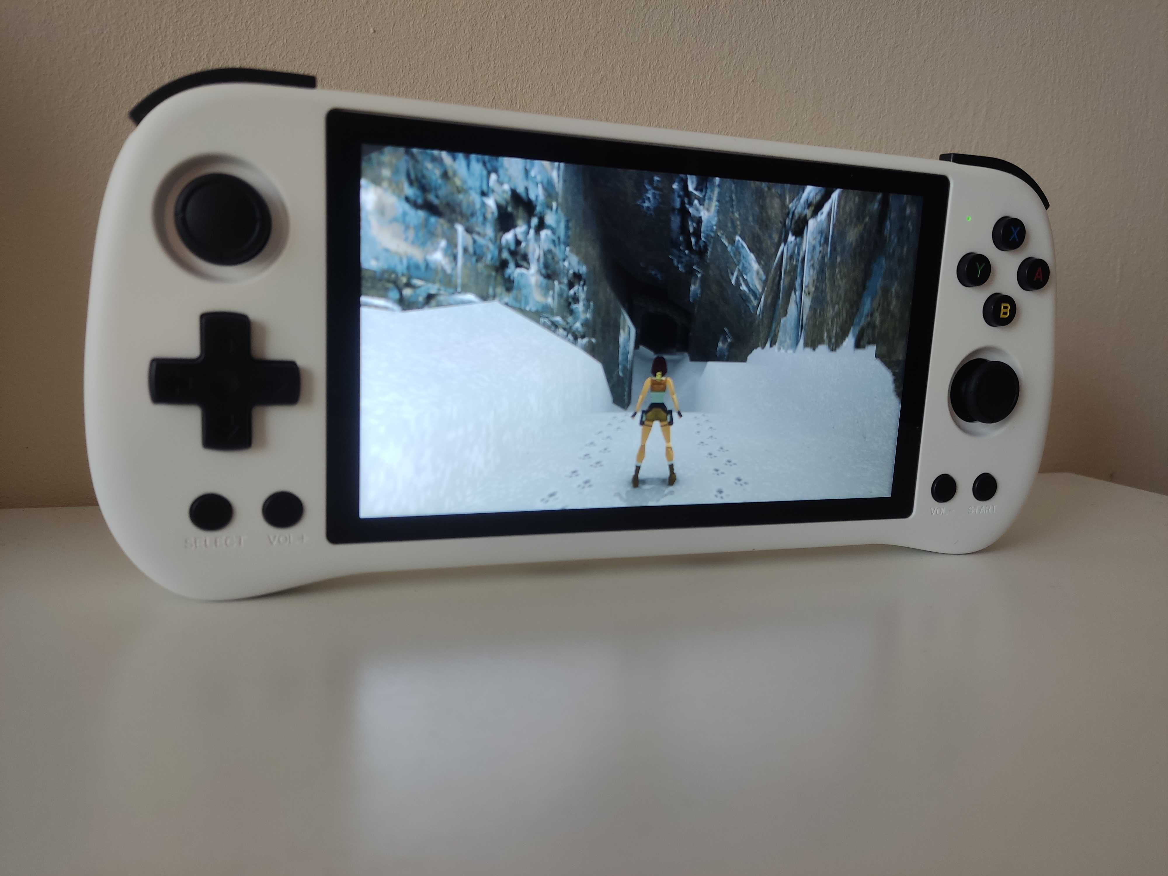 Konsola przenośna Powkiddy X55, nowa, etui, GTA, Quake, Doom, microSD