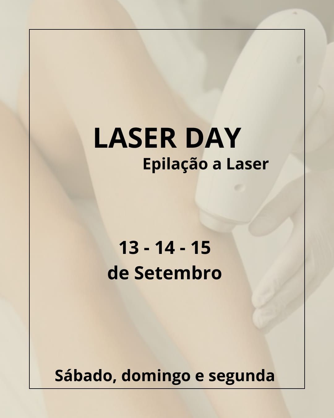 Depilação a laser e serviço estética