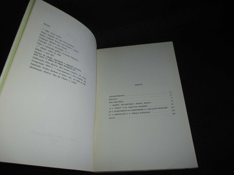 Livro Arte e Psicanálise Peter Fuller