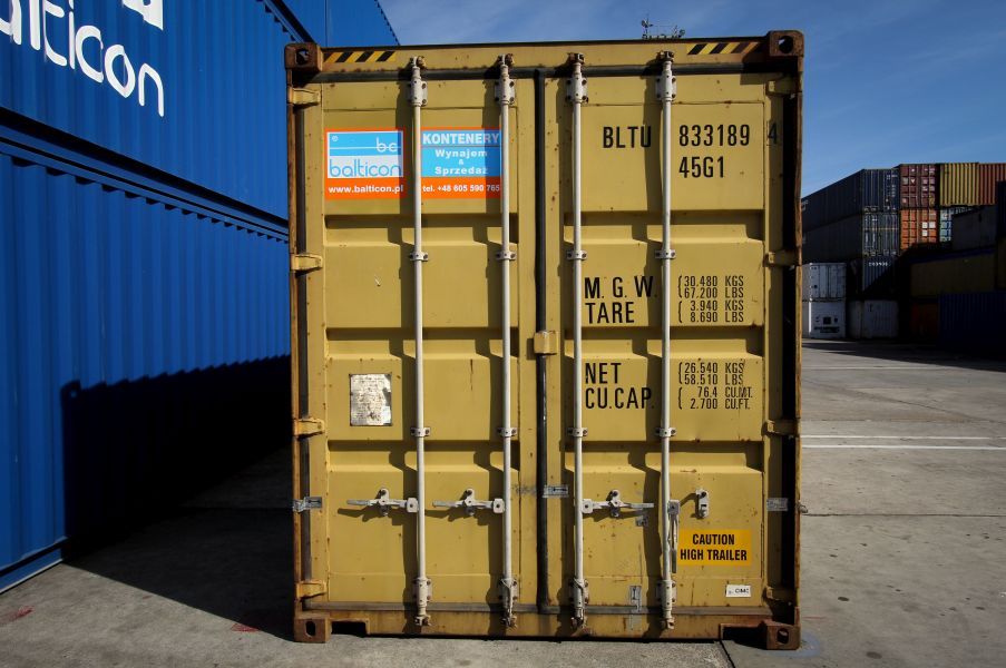 Kontener morski magazynowy 40HC_CW podwyższany UŻYWANY