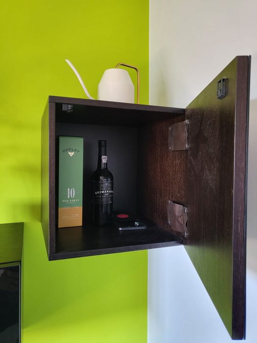 Cubos Wengue e vidro preto fosco da Antarte