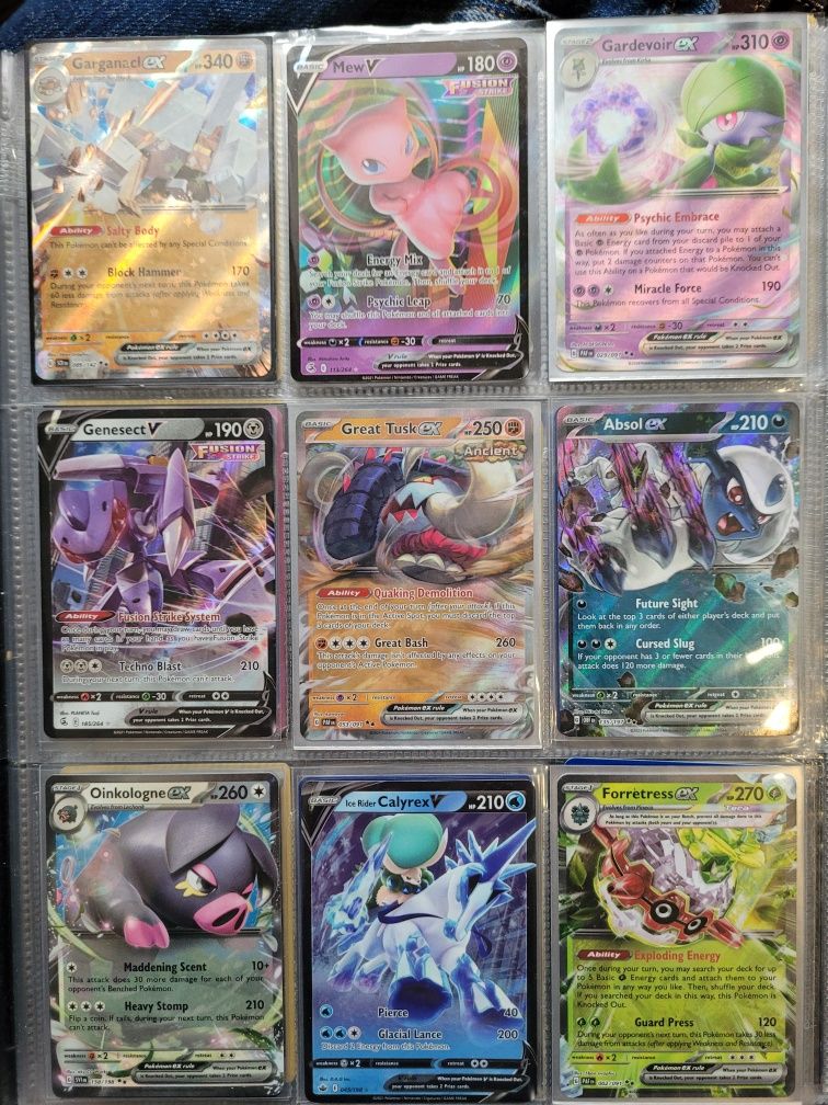 Karty Pokemon mix 100 wzorów plus specjalne. Oryginalne