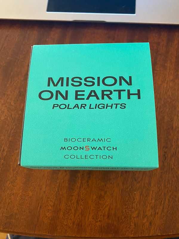 Omega x Swatch SO33L103 Polar Light - Gradienty Kolorów Polarnych