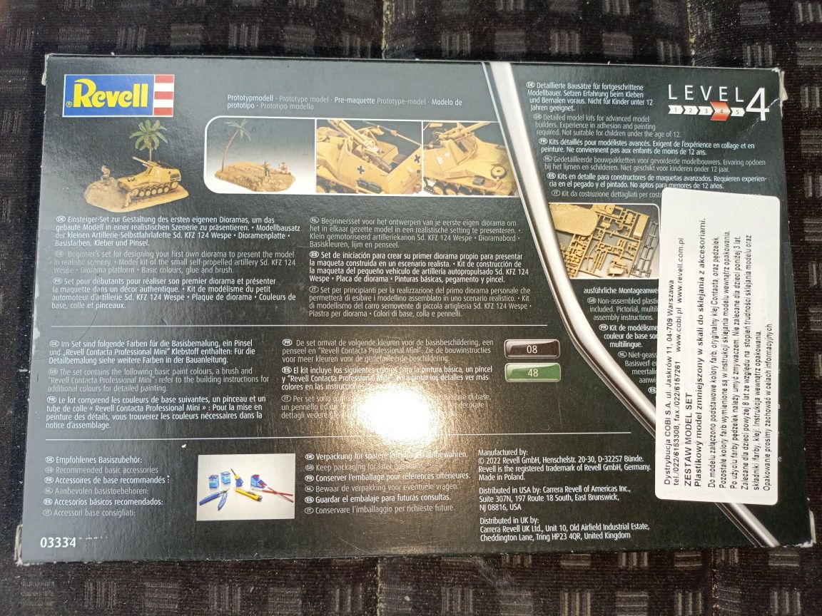 Model do sklejania Revell Sd.Kfz. 124 "Wespe"