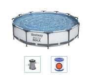 Piscina BESTWAY Steel (366 x 76) + Cobertura, ARTIGOS NOVOS
