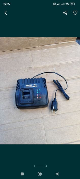 Ładowarka Titan 18/36v, pasuje do nowej generacji Macallister