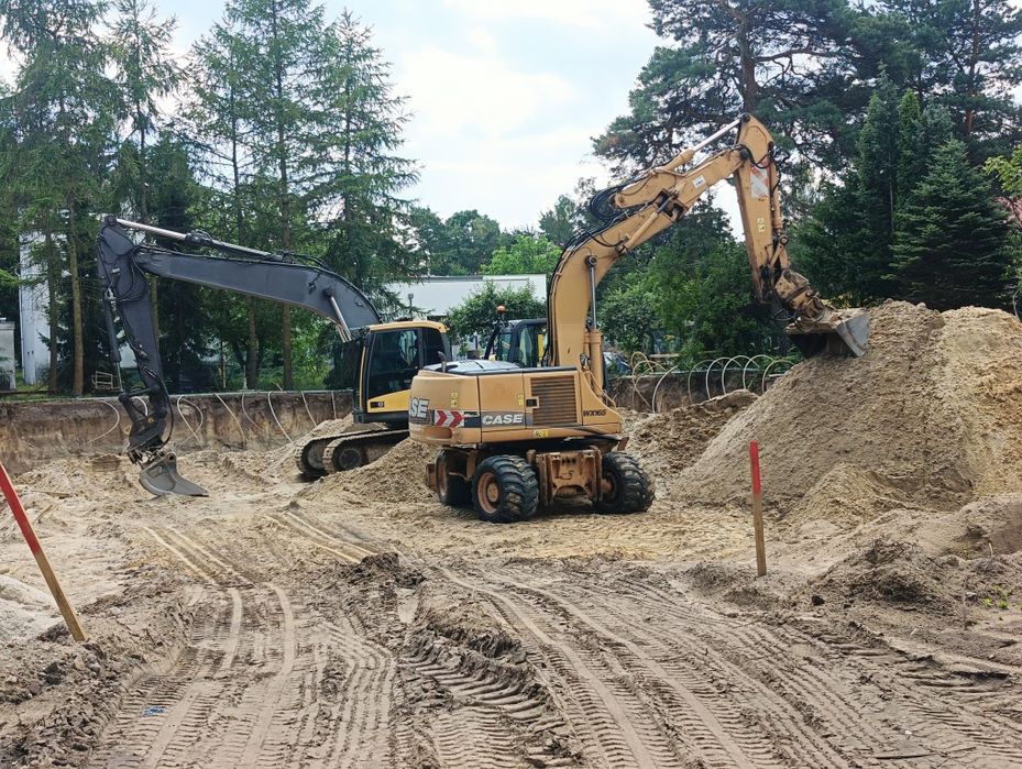 Beton kruszony czysty, piach, wywóz, ziemia, żwir