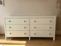 Comoda C/ 6 gavetas, branca, 172x83