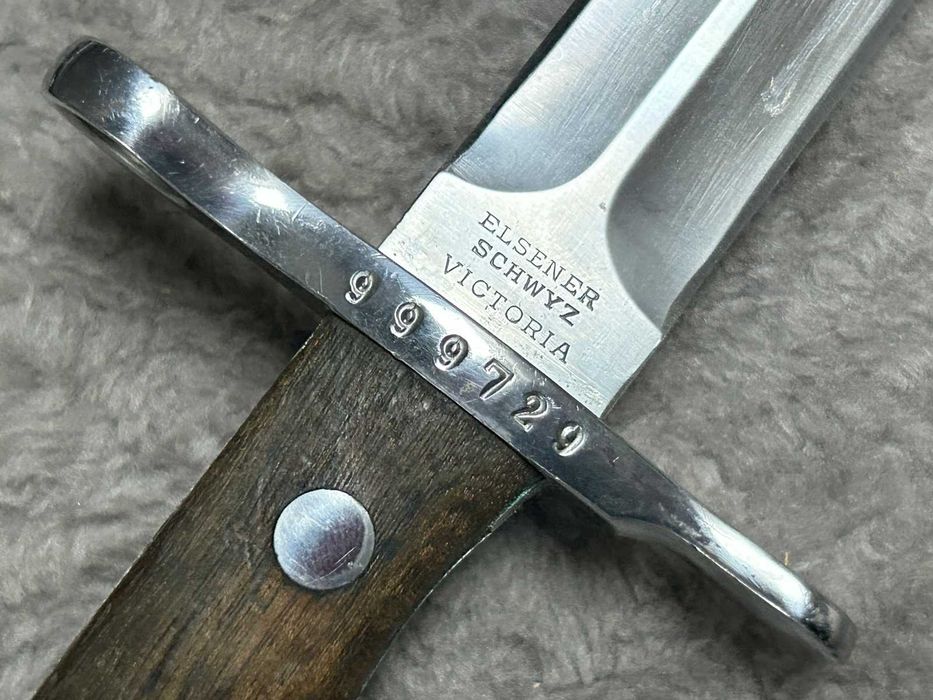Szwajcarski bagnet sztyletowy M1918 ELSENER SCHWYZ VICTORIA 1950..1958