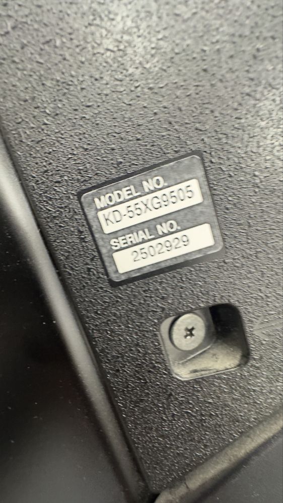 Sony kd-55xg9505 на запчасти
