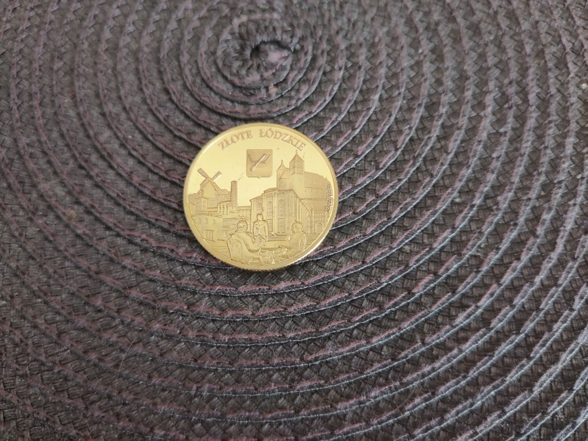 Moneta pamiątkowa, medal - Złote Łódzkie, Ogród Botaniczny w Łodzi