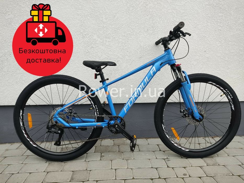 Алюмінієвий велосипед Formula 26" Al Zephyr 3.0 AM DD FR рама-14" blue