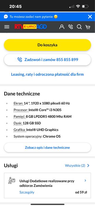 Laptop lenovo chromebook nowy komputer