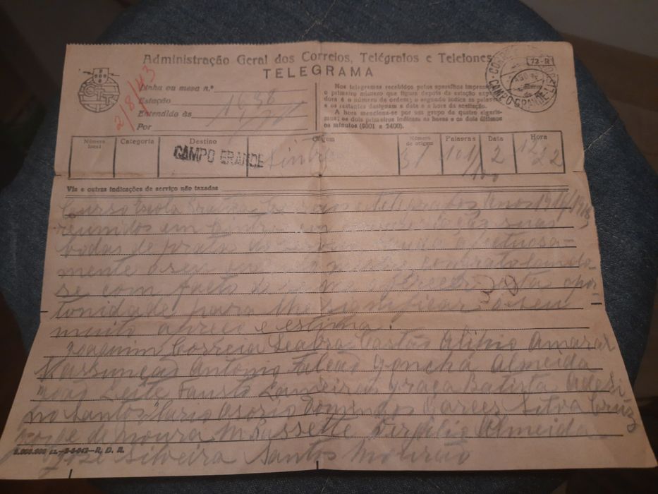 Lote de documentos antigos