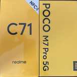 Realme c71 8/128 Green White NFC vs  Poco m7 pro 5g 8/256 Green,Silver
