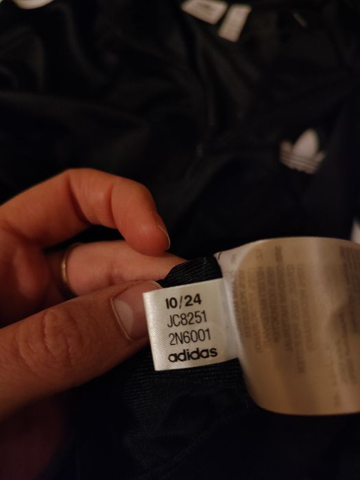 Bluza dresowa damska Adidas czarna S