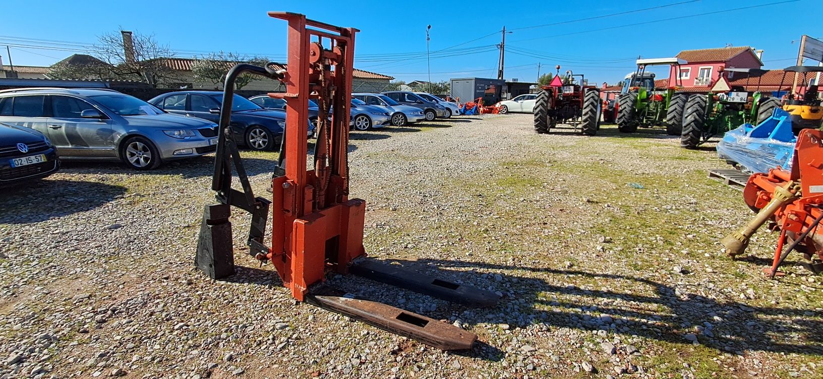 Porta paletes / Empilhador hidraulico p/tractor
