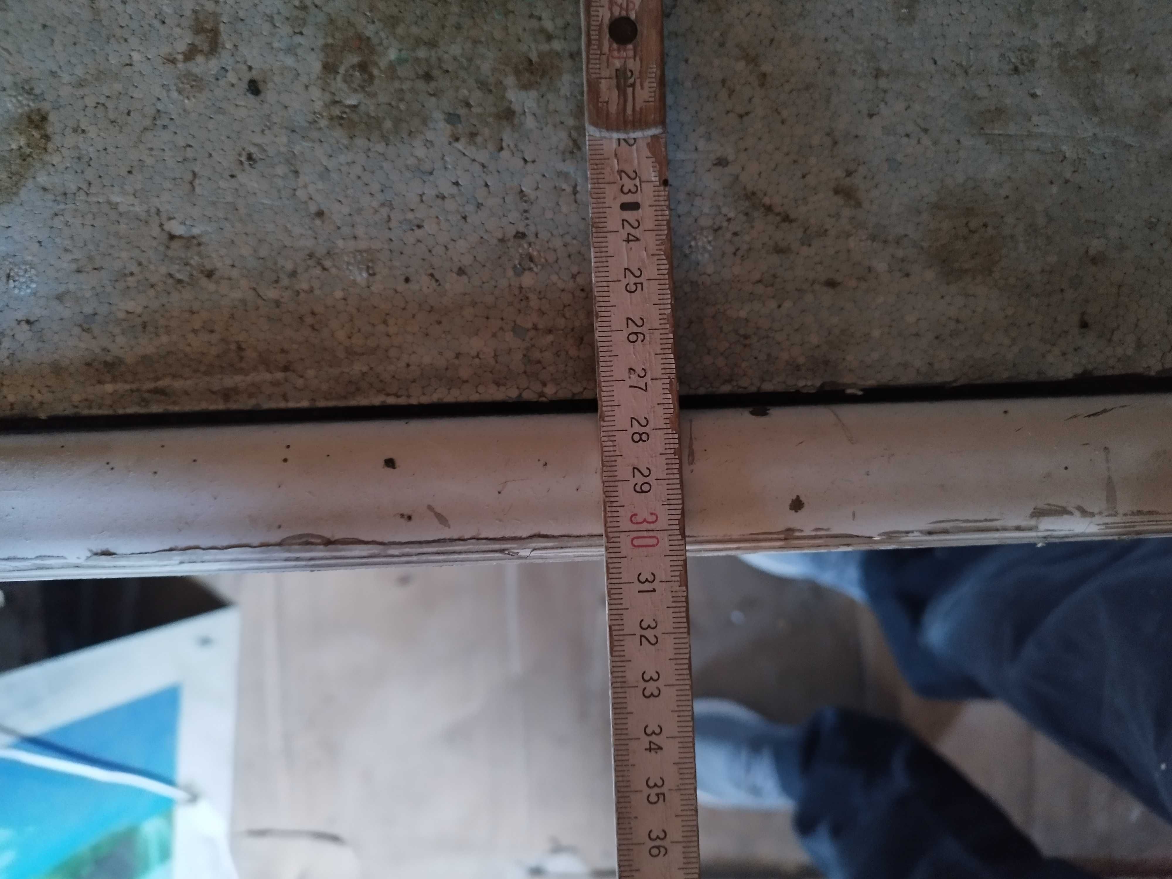 Brodzik metalowy emaliowany 90 cm