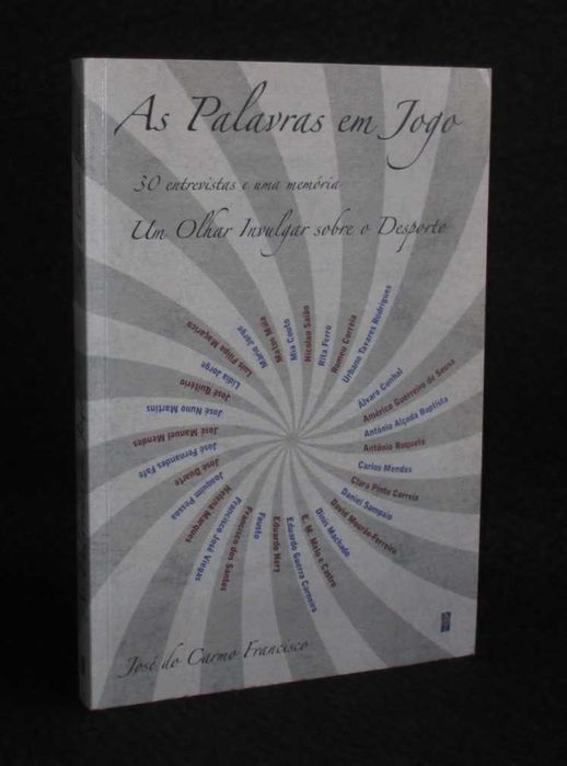 Livro As Palavras em Jogo José do Carmo Francisco