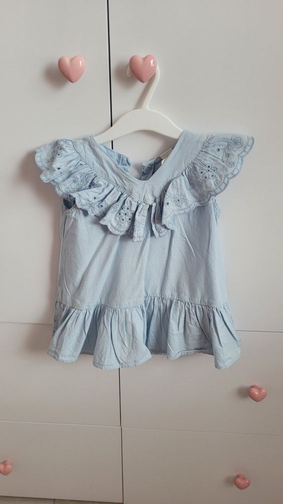 Sukienki na lato 11 SZTUK  h&m 80, zestaw ubranek na lato 80 h&m