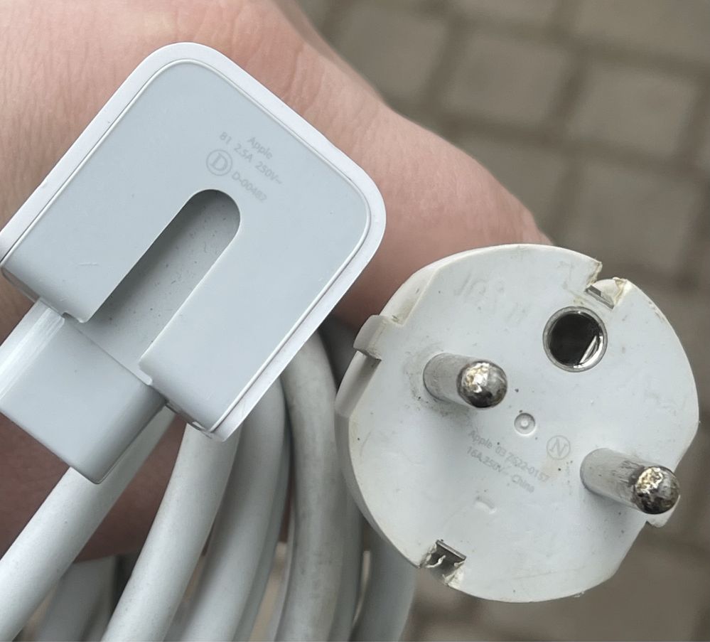 Кабель питания Apple, сетевой кабель, переходник на зарядное устройств