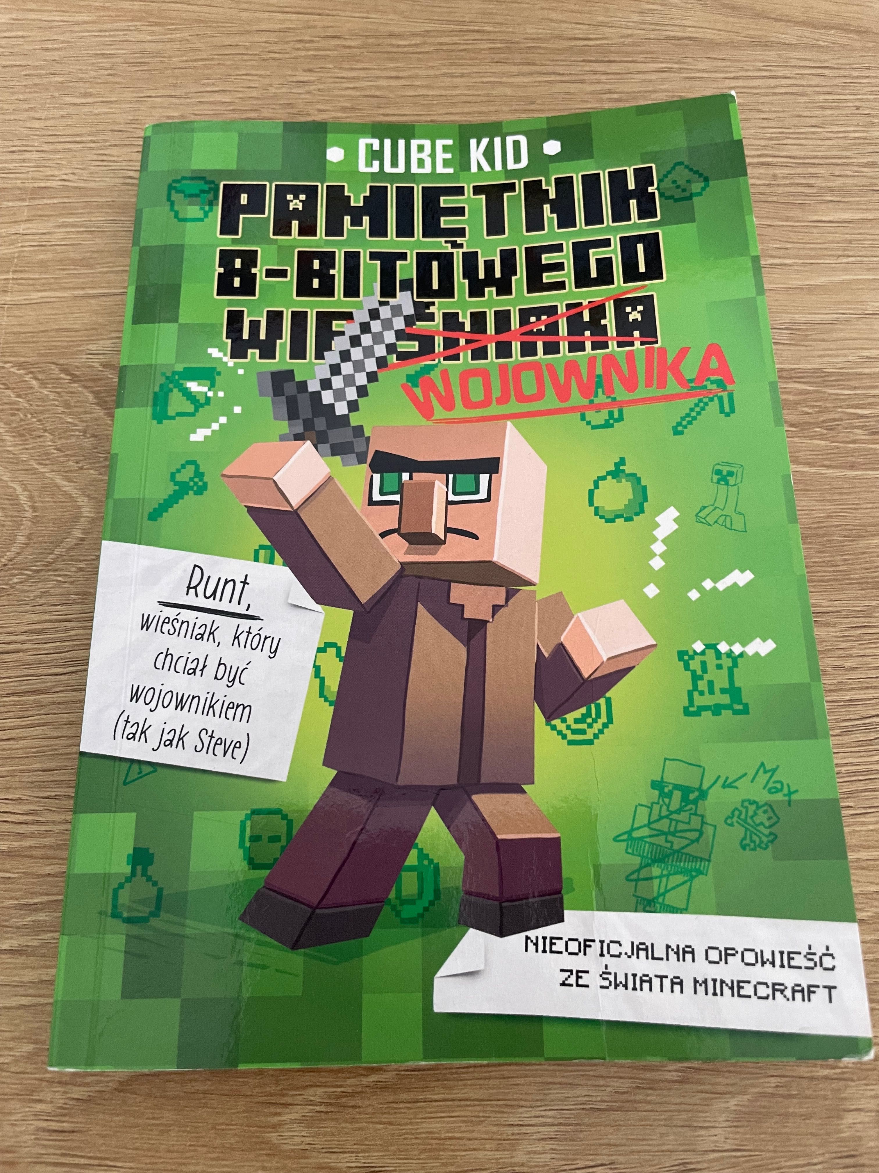 Książka Minecraft pamiętnik 8-bitowego wojownika